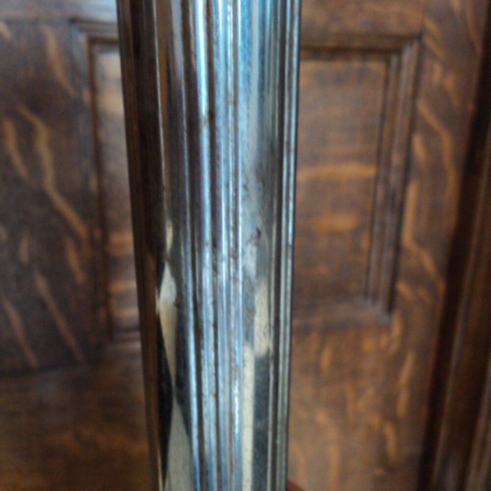 antique floor standing chrome ashtray - Picture 5 of 6